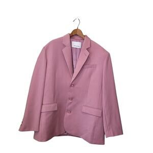 The Frankie Shop Womens Pink Oversized Gelso Blazer Jacket Size XS/S Minimalist